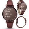 imageWearable4U Garmin Lily 2 Active Lunar Gold with Bone Silicone Band Small and Stylish Smartwatch Builtin GPS Hidden Display Patterned Lens Up to 9 Days Battery Life Black Earbuds BundleLily 2 Power Bank