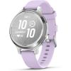 imageWearable4U Garmin Lily 2 Active Lunar Gold with Bone Silicone Band Small and Stylish Smartwatch Builtin GPS Hidden Display Patterned Lens Up to 9 Days Battery Life Black Earbuds BundleLily 2 Active White EarBuds
