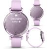 imageWearable4U Garmin Lily 2 Active Lunar Gold with Bone Silicone Band Small and Stylish Smartwatch Builtin GPS Hidden Display Patterned Lens Up to 9 Days Battery Life Black Earbuds BundleLily 2 Power Bank