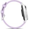 imageWearable4U Garmin Lily 2 Active Lunar Gold with Bone Silicone Band Small and Stylish Smartwatch Builtin GPS Hidden Display Patterned Lens Up to 9 Days Battery Life Black Earbuds BundleLily 2 Active White EarBuds