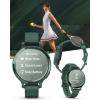 imageWearable4U Garmin Lily 2 Active Lunar Gold with Bone Silicone Band Small and Stylish Smartwatch Builtin GPS Hidden Display Patterned Lens Up to 9 Days Battery Life Black Earbuds BundleLily 2 Active White EarBuds