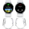 imageWearable4U Garmin Venu 3S GPS Smartwatch AMOLED Display 41 mm Watch Advanced Health and Fitness Features Up to 10 Days of Battery Wheelchair Mode Sleep Coach Sage Gray Black Earbuds BundleSilverWhitestone White EarBuds