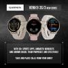 imageWearable4U Garmin Venu 3S GPS Smartwatch AMOLED Display 41 mm Watch Advanced Health and Fitness Features Up to 10 Days of Battery Wheelchair Mode Sleep Coach Sage Gray Black Earbuds BundleSilverWhitestone White EarBuds