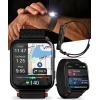 imageWearable4U Garmin Venu X1 Thin and Lightweight GPS Smartwatch AMOLED Display Black with Slate Titanium Comfort Fit Nylon Band White Earbuds BundleBlack