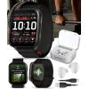 imageWearable4U Garmin Venu X1 Thin and Lightweight GPS Smartwatch AMOLED Display Black with Slate Titanium Comfort Fit Nylon Band White Earbuds BundleBlack