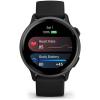 imageWearable4U Garmin Vivoactive 6  Health ampamp Fitness Smartwatch 12 in Bright AMOLED GPS Sports Tracking Up to 11 Days of Battery Metallic Jasper Green ampamp Jasper Green Band w White Earbuds BundleBlack EarBuds
