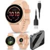 imageWearable4U Garmin Vivoactive 6  Health ampamp Fitness Smartwatch 12 in Bright AMOLED GPS Sports Tracking Up to 11 Days of Battery Metallic Jasper Green ampamp Jasper Green Band w White Earbuds BundlePowerBank