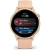 imageWearable4U Garmin Vivoactive 6  Health ampamp Fitness Smartwatch 12 in Bright AMOLED GPS Sports Tracking Up to 11 Days of Battery Metallic Jasper Green ampamp Jasper Green Band w White Earbuds BundleBlack EarBuds