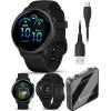 imageWearable4U Garmin Vivoactive 6  Health ampamp Fitness Smartwatch 12 in Bright AMOLED GPS Sports Tracking Up to 11 Days of Battery Metallic Jasper Green ampamp Jasper Green Band w White Earbuds BundlePowerBank