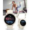 imageWearable4U Garmin Vivoactive 6  Health ampamp Fitness Smartwatch 12 in Bright AMOLED GPS Sports Tracking Up to 11 Days of Battery Metallic Jasper Green ampamp Jasper Green Band w White Earbuds BundleWhite EarBuds