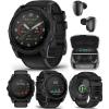 imageGarmin Tactix 8 51mm Solar Elite Titanium Bezel Sapphire Lens Premium Tactical GPS Smartwatch Includes Applied Ballistics Ultralight Elite Solver 40M Dive Rating wWearable4U PowerBank BundleSOLAR