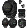 imageGarmin Tactix 8 51mm Solar Elite Titanium Bezel Sapphire Lens Premium Tactical GPS Smartwatch Includes Applied Ballistics Ultralight Elite Solver 40M Dive Rating wWearable4U PowerBank BundleSOLAR AB ELITE