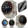 imageWearable4U Garmin Descent Mk3 ampamp Mk3i 51 mm ampamp 43 mm Titanium Dive Computer ExtraLong Strap  Up to 25 Days Battery Life AMOLED Display GPS Smartwatch Gift Bundle 0100275210Mk3i Titanium w Titanium Band