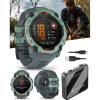 imageWearable4U Garmin Instinct 3 50 mm AMOLED Display Rugged Outdoor GPS Smartwatch MetalReinforced Bezel Builtin Flashlight Up to 18 Days of Battery Life Neotropic with Twilight Band Bundle