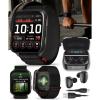 imageWearable4U Garmin Venu X1 Thin and Lightweight GPS Smartwatch AMOLED Display Black with Slate Titanium Comfort Fit Nylon Band White Earbuds BundleBlack