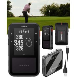 imageGarmin Approach G20 Solar GPS Golf Handheld with Wearable4U Power Bank Bundle