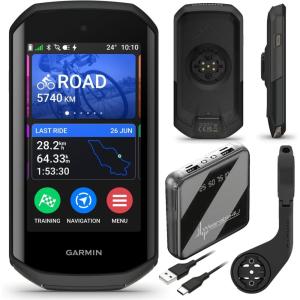 imageGarmin Edge 1050 Premium Cycling Computer with Wearable4U BundlePower Bank