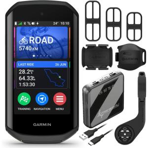 imageGarmin Edge 1050 Premium Cycling Computer with Wearable4U BundlePower Bank Sensors