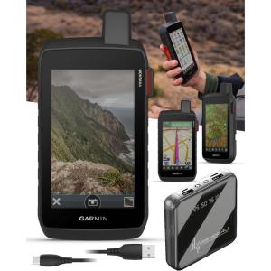 imageGarmin Montana 760i Rugged GPS Handheld Navigator 5 Touchscreen wBuiltin inReach Technology for SOS and 2way Texts in Remote Areas 8MP Camera Satellite Imagery ampamp Maps w Wearable4U PBank Bundle