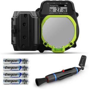 imageGarmin Xero A1i Bow Sight Autoranging Digital Sight with DualColor LED Pins with Wearable4U BundleLeftHanded Bow Sight Lens Cleaning Pen AAA Batteries