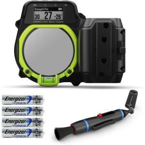 imageGarmin Xero A1i Bow Sight Autoranging Digital Sight with DualColor LED Pins with Wearable4U BundleRightHanded Bow Sight Lens Cleaning Pen AAA Batteries
