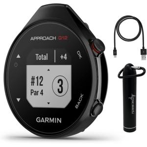 imageWearable4U  Garmin Approach G12 Premium GPS Golf Watch with ePower Bundle