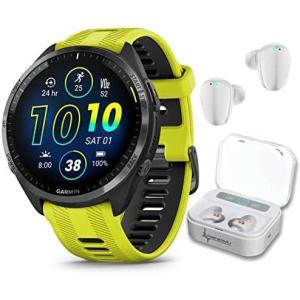 imageWearable4U  Garmin Forerunner 965  Lightweight Titanium 47 mm AMOLED Display  Up to 23 Days Battery LIF  Triathlon ampamp Running Multisport HighPerformance MultiBand GPS Smart Watch ampamp Gift Bundle