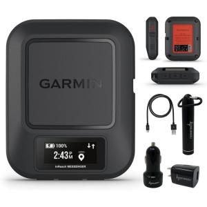 imageWearable4U  Garmin inReach Messenger Handheld Satellite Communicator Global TwoWay Messaging with Power Pack Bundle