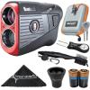 imageBushnell Tour V5  Tour V5 Shift Laser Golf Rangefinder with Included Carrying Case Carabiner and Wearable4U BundleUltimate AllIn Bundle