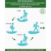 imageCombat Wipes ACTIVE Outdoor Wet Wipes  Extra Thick Camping Gear Biodegradable Body ampamp Hand CleansingRefreshing Cloths for Backpacking ampamp Gym wNatural Aloe ampamp Vitamin E4 packs 25 wipes eachActive