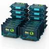 imageCombat Wipes ACTIVE Outdoor Wet Wipes  Extra Thick Camping Gear Biodegradable Body ampamp Hand CleansingRefreshing Cloths for Backpacking ampamp Gym wNatural Aloe ampamp Vitamin E4 packs 25 wipes eachActive