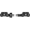 imageFavero Assioma Uno Pedal Based Cycling Power Meter with Extra Cleats and Wearable4U Cleaning Cloth BundleBlack 0 Degree Float