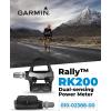 imageGarmin Rally RK200 DualSensing Power Meter Pedals Advanced Cycling Dynamics LeftRight Balance Look KEO Cleat Compatible Transferable Between Bikes with Wearable4U PowerBank Bundle