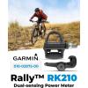 imageGarmin Rally RK210 DualSensing Power Meter Pedals for Road Bikes Carbon Fiber 5 Degree Look KEO Cleats Rechargeable Cycling Pedals Up to 90 Hours of Ride Time w Wearable4U PowerBank Bundle