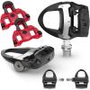 imageGarmin Rally RS110 SingleSensing Power Meter Pedals for Road Shimano SPDSL Cleat Compatible Rechargeable 90h Ride Time Cycling Dynamics Metrics w Wearable4U PowerBank Bundle