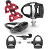 imageGarmin Rally RS110 SingleSensing Power Meter Pedals for Road Shimano SPDSL Cleat Compatible Rechargeable 90h Ride Time Cycling Dynamics Metrics w Wearable4U PowerBank Bundle
