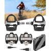 imageGarmin Rally RSXC210 DualSensing Power Meter Pedal Set  Road ampamp OffRoad Riding Shimano SPDSLSPD Cleat Compatible Rechargeable 90h Cycling Dynamics Metrics w Wearable4U PowerBank Bundle