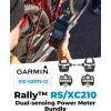 imageGarmin Rally RSXC210 DualSensing Power Meter Pedal Set  Road ampamp OffRoad Riding Shimano SPDSLSPD Cleat Compatible Rechargeable 90h Cycling Dynamics Metrics w Wearable4U PowerBank Bundle