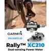 imageGarmin Rally XC210 DualSensing Power Meter Pedals  OffRoad Shimano SPD Cleat Compatible Rechargeable 90h Ride Time Cycling Dynamics Metrics w Wearable4U PowerBank Bundle
