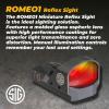 imageSg Sauer ROMEO1 1X30 MM 6 MOA Reflex Red Dot Sigh with Sg Leather Patch Hat Bundle