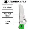 imageSpyderco Atlantic Salt Lightweight Knife with 368quot Corrosion Resistant LC200N Sheepfoot Blade and Durable Black FRN Handle  PlainEdge  C89FPGR