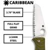 imageSpyderco Caribbean Salt Sheepfoot Knife with 370quot LC200N CorrosionResistant Steel Blade with BlackYellow G10 Handle  SpyderEdge  C217GSSF