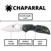 imageSpyderco Chaparral Lightweight Prestige Knife with 280 CTS XHP Steel Blade and Gray Durable FRN Handle  PlainEdge  C152PGYRaffir Noble