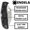 imageSpyderco Endela Wharncliffe Lightweight Knife with VG10 Stainless Steel and FRN Handle  PlainEdge  C243FPWCBKPlainEdge