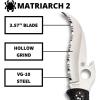 imageSpyderco Matriarch 2 Lightweight Knife with Emerson Opener and 357quot VG10 Steel Reverse S Blade  SpyderEdge  C12SBK2WEmerson Opener  Steel Blade