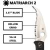imageSpyderco Matriarch 2 Lightweight Knife with Emerson Opener and 357quot VG10 Steel Reverse S Blade  SpyderEdge  C12SBK2WStandard