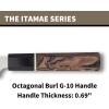 imageSpyderco Murray Carter Premium Kitchen Knives  Highly Refined Signature Japanese Knives for Culinary ProfessionalsItamae  Burl G10