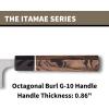 imageSpyderco Murray Carter Premium Kitchen Knives  Highly Refined Signature Japanese Knives for Culinary ProfessionalsItamae  Burl G10