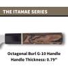 imageSpyderco Murray Carter Premium Kitchen Knives  Highly Refined Signature Japanese Knives for Culinary ProfessionalsItamae  Burl G10