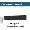 imageSpyderco Murray Carter Premium Kitchen Knives  Highly Refined Signature Japanese Knives for Culinary ProfessionalsMinarai  Black Polypropylene